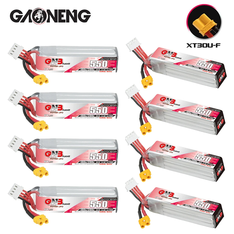 Drone Rc Quadcopter Controller - GNB HV 11.4V 550mAh 100C/200C Lipo