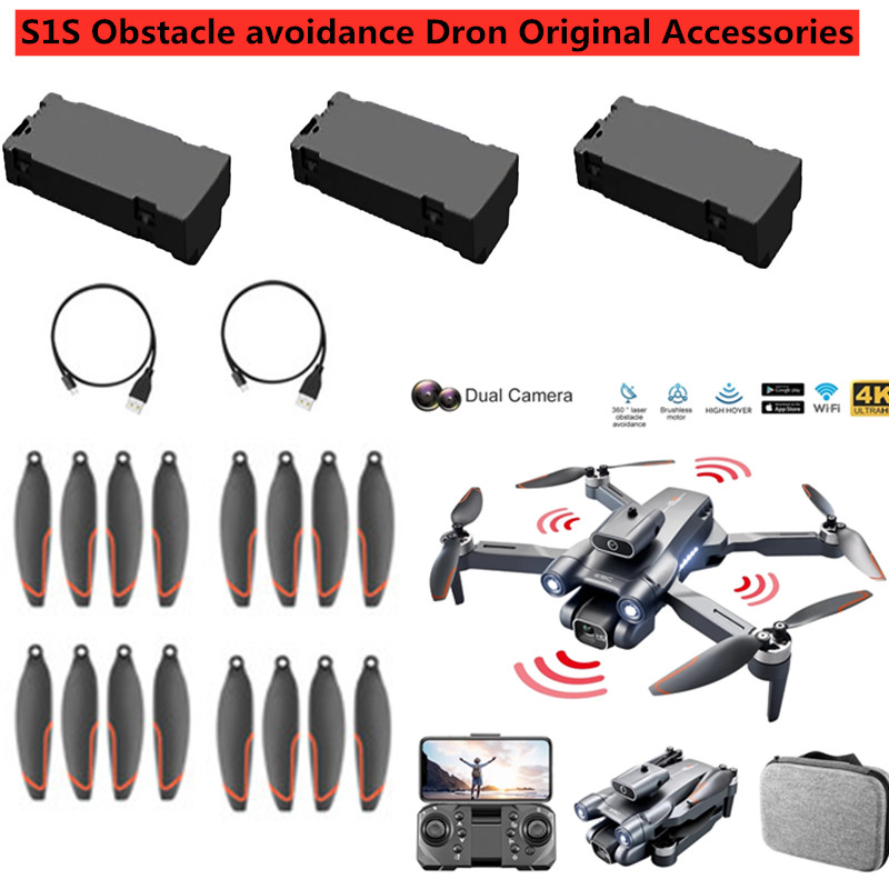 Drone Rc S1S - LS-S1S S1S Drone Battery 3.7V 1800Mah