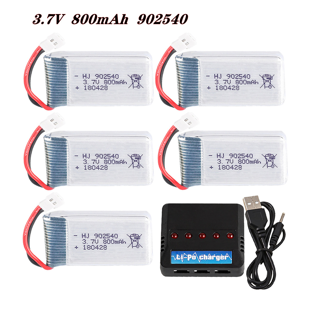 Drone Rc Quadcopter Controller - 3.7V 800mAh 902540 25C Lipo Battery