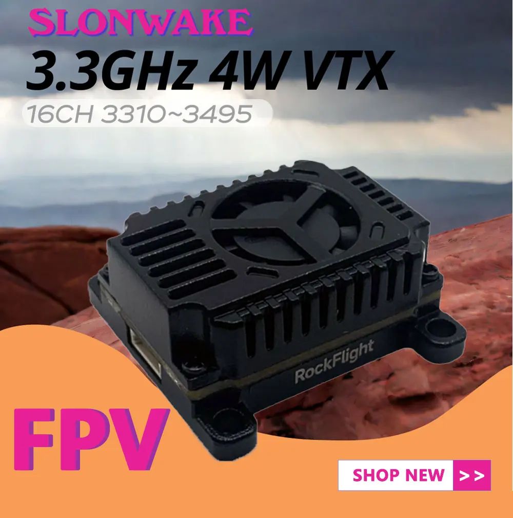 SLONWAKE FPV 3.3G 16CH 4000mW  - đánh giá và giá - Remote Control (Rc) Drone