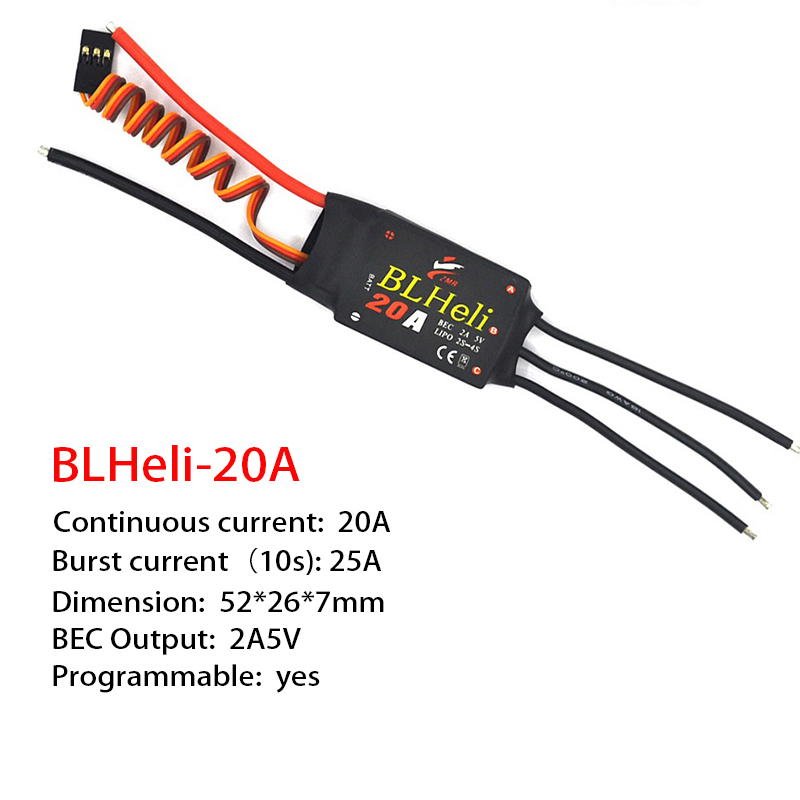 1-3Pcs Brushless ESC BLHeli 20 - đánh giá và giá - Remote Control (Rc) Drone