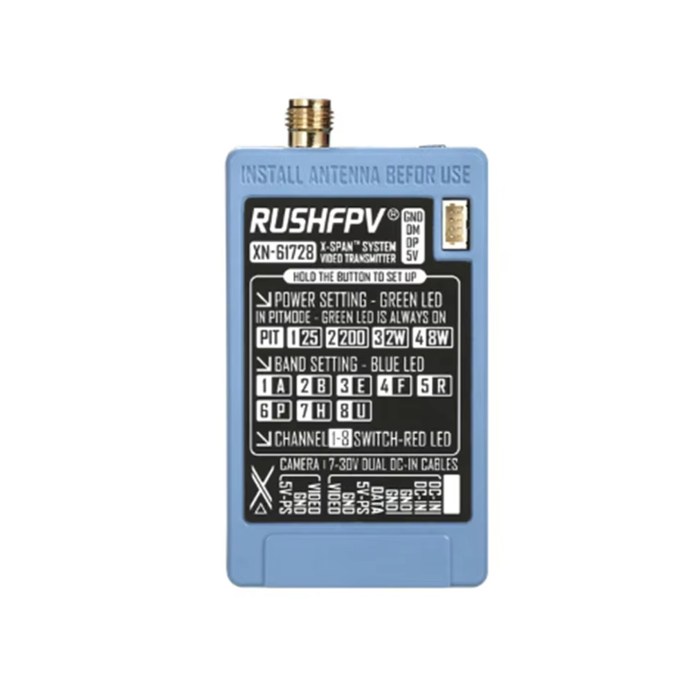 RUSHFPV 6.1‑7.2G 8W X61728 VTX - đánh giá và giá - Remote Control (Rc) Drone