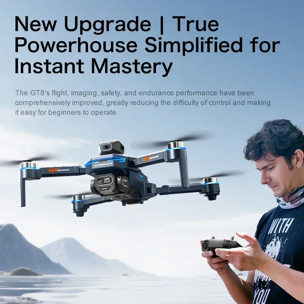 Drone 4K HD GT8 Camera Obstacl - đánh giá và giá Drone E88Pro Rc 4K