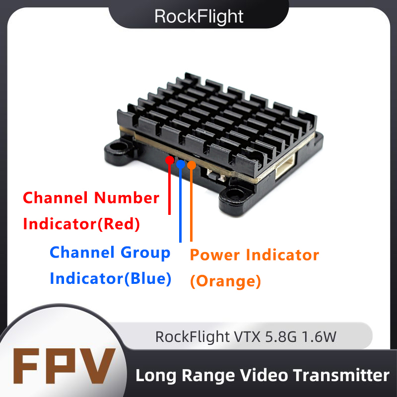 RockFlight TX663 VTX 5.8G 48CH - đánh giá và giá - Remote Control (Rc) Drone