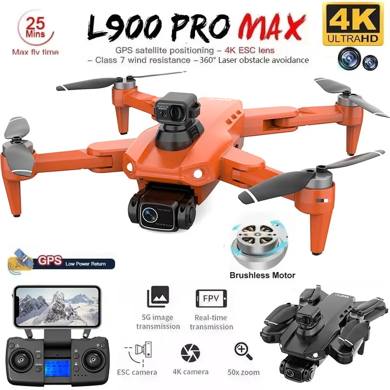 L900 Pro MAX GPS Drone 4K Prof - đánh giá và giá Drone Rc Gps