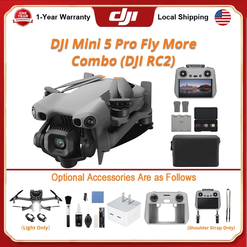 DJI Mini 5 Pro Fly Combo Drone - đánh giá và giá Drone E88Pro Rc 4K