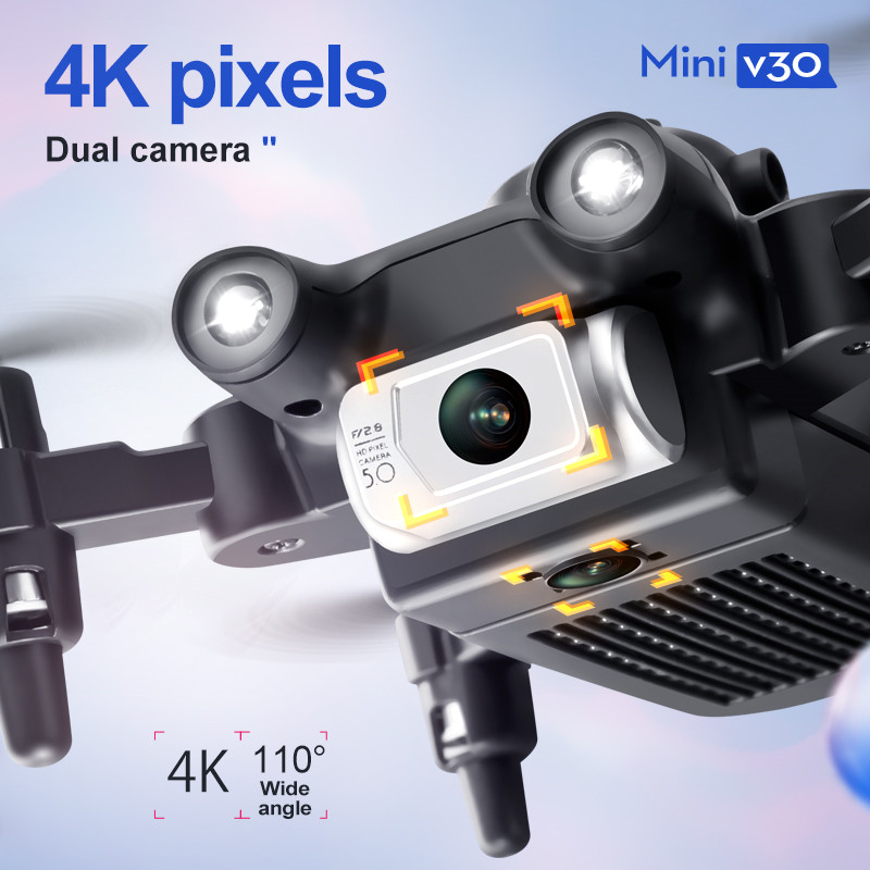 Mini V30 WiFi FPV Drone With 4 - đánh giá và giá Drone Pro Rc Ufo
