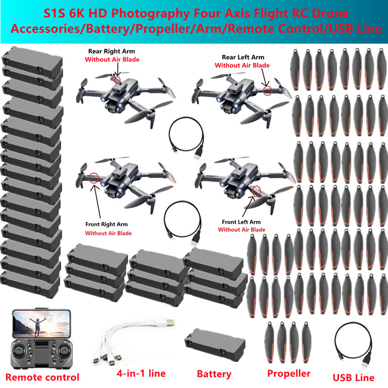 S1S 6K HD Photography Four Axi - đánh giá và giá Drone Rc S1S