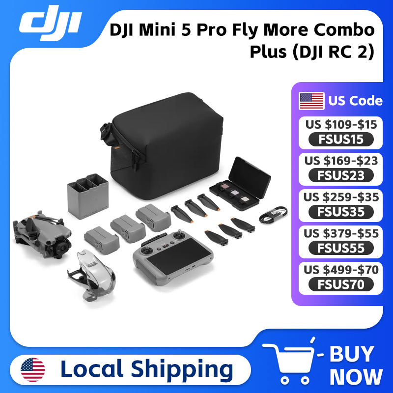 DJI Mini 5 Pro Fly More Combo  - đánh giá và giá Drone Dji Rc Plus 2