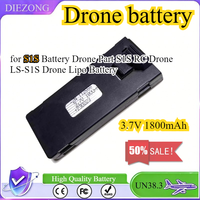 3.7V 1800mAh Battery for S1S B - đánh giá và giá Drone Rc S1S