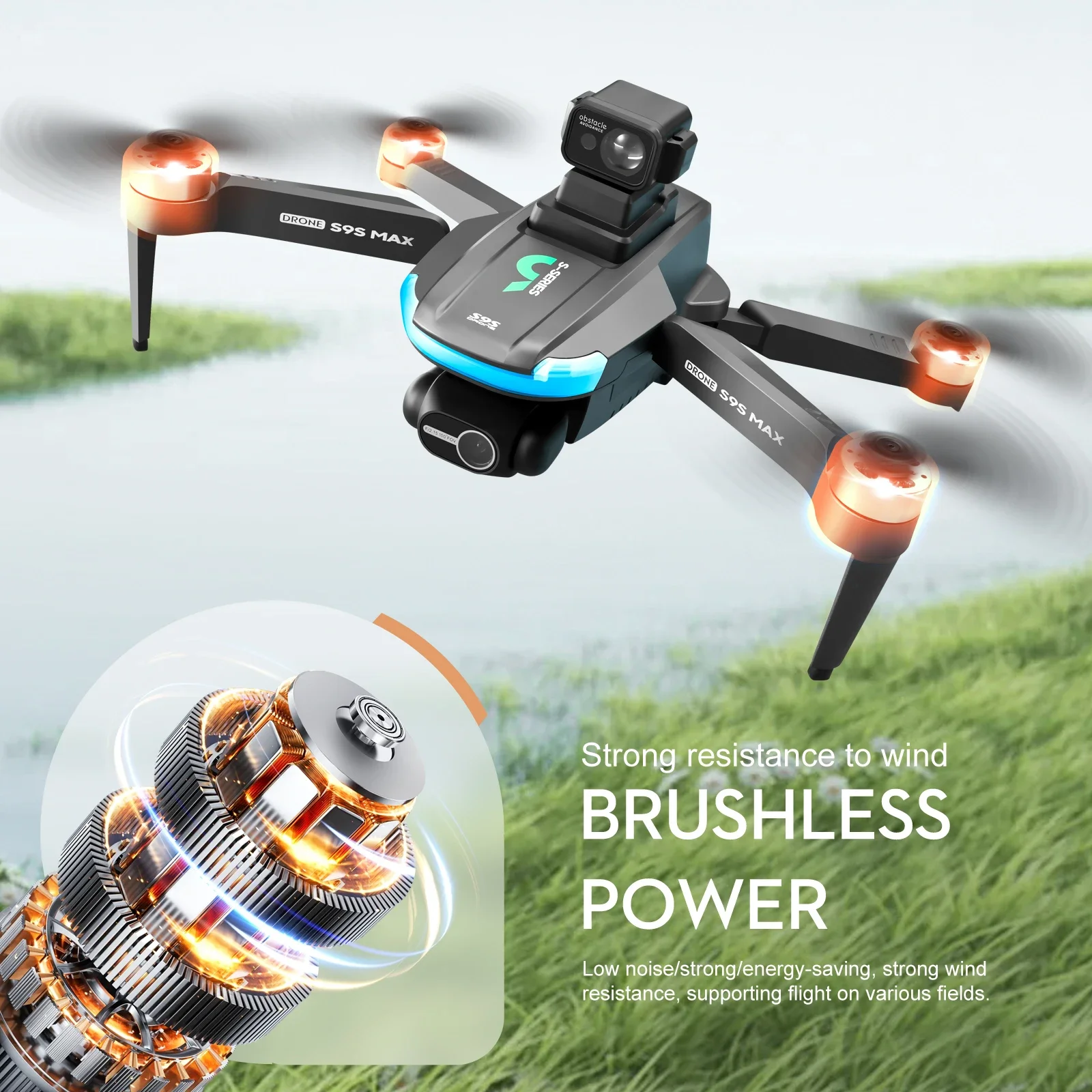 NEW S9S MAX MINI Drone 4K 2-Ax - đánh giá và giá Drone Rc Gps