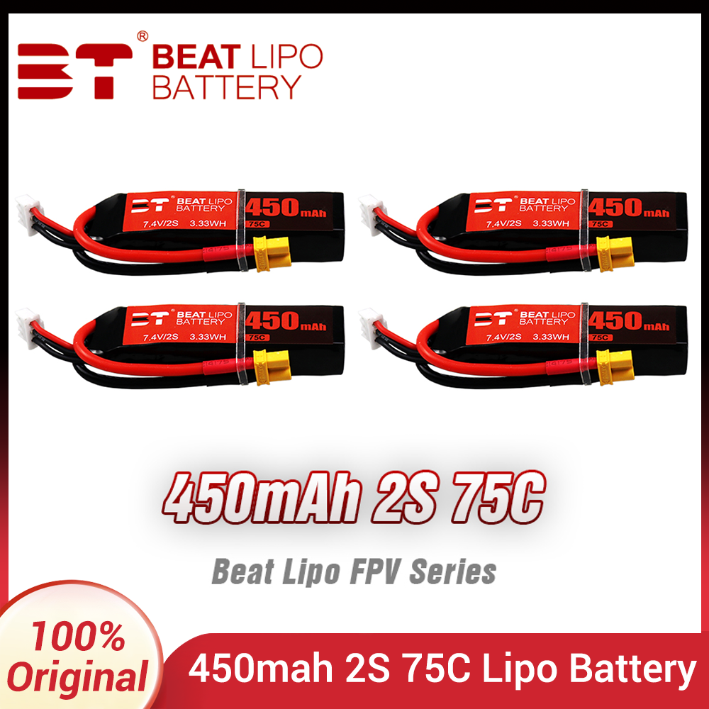 BEAT 2S 7.4V 450mAh 75C LiPo B - đánh giá và giá Drone Rc Link