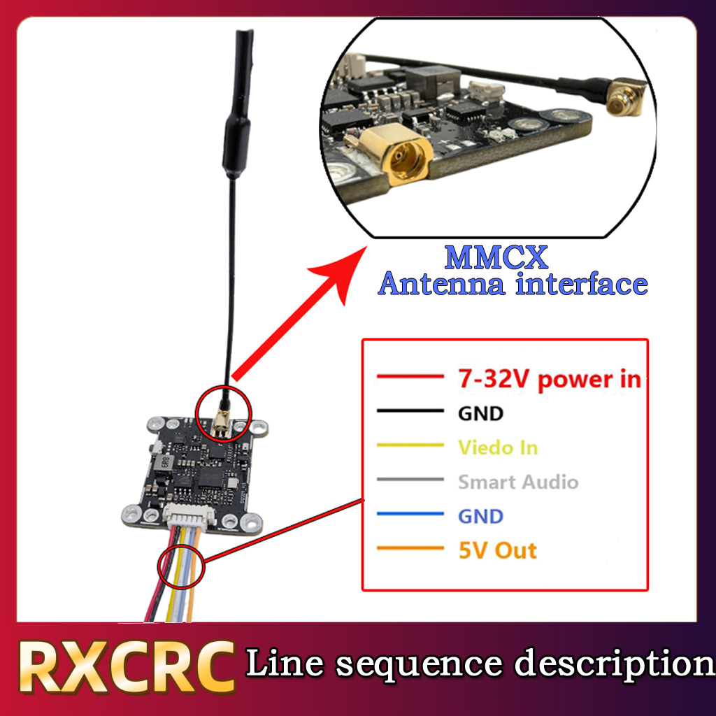 RXCRC 5.8G Module 48CH 1.6W VT - đánh giá và giá - Remote Control (Rc) Drone
