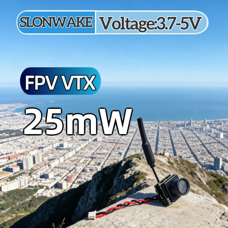 SLONWAKE FPV 25mW power simula - đánh giá và giá - Remote Control (Rc) Drone