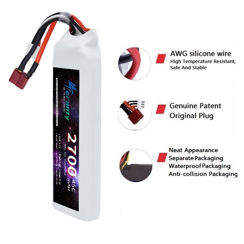1/3PCS 2S 7.4V Lipo Battery 27 - đánh giá và giá Drone Rc Link