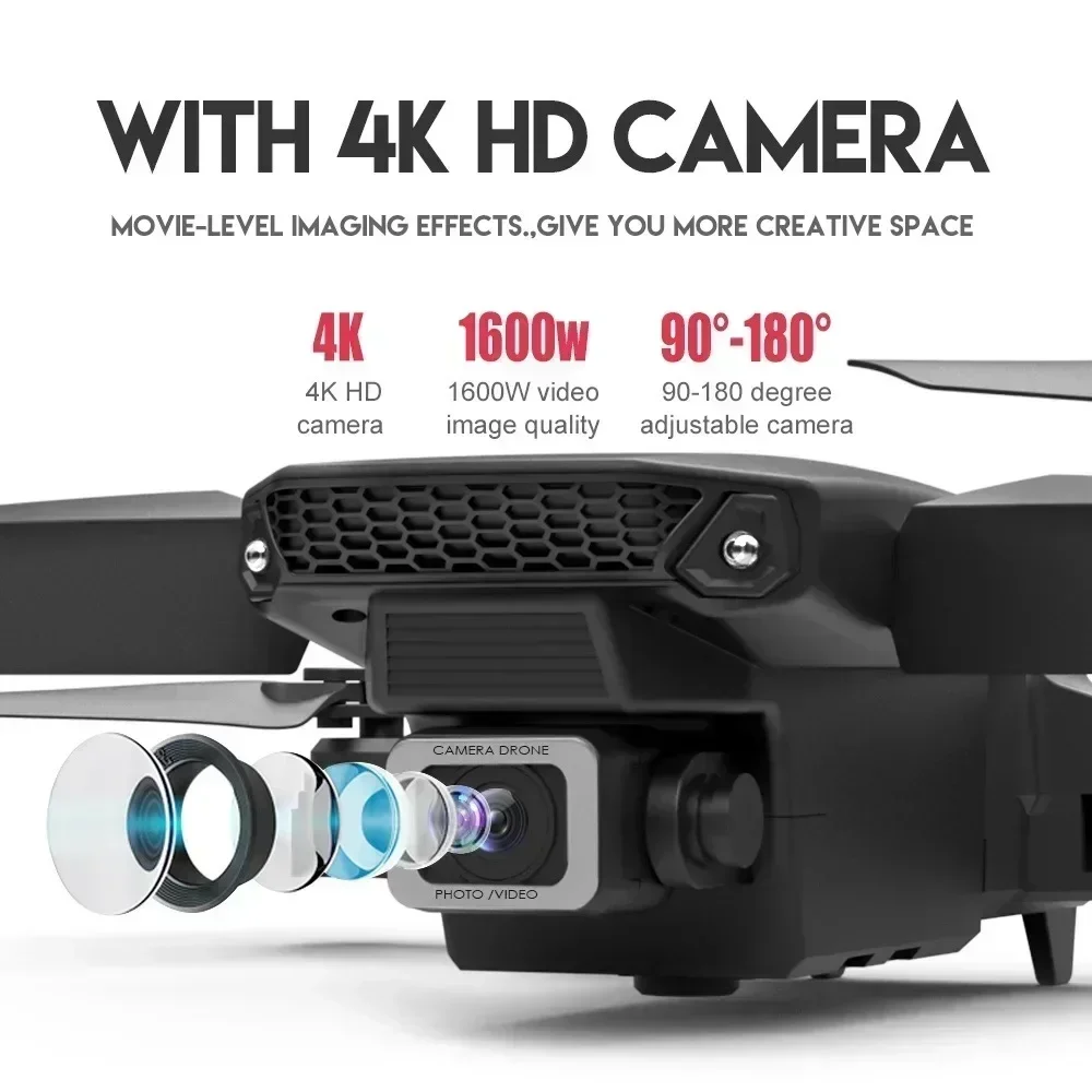 E88 Pro WIFI FPV Drone Wide An - đánh giá và giá Drone E88Pro Rc 4K
