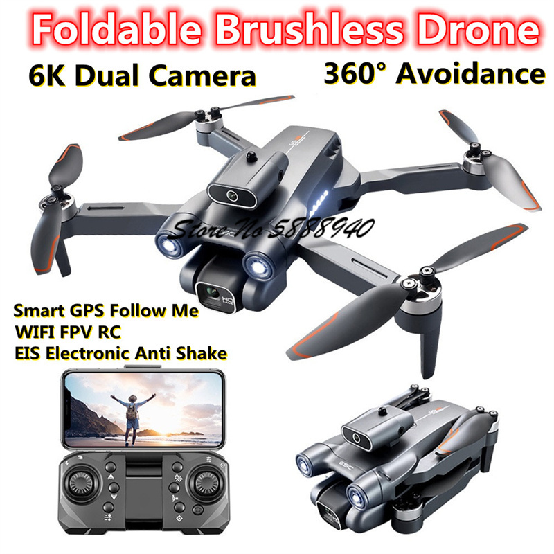 6K Optical Flow Brushless Fold - đánh giá và giá Drone Rc S1S