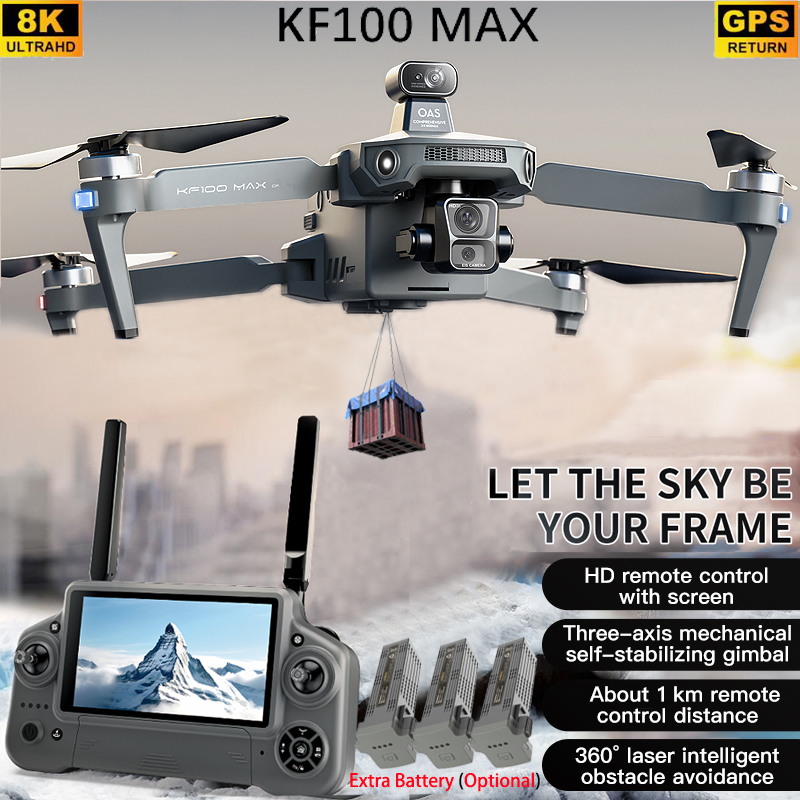 KF100 MAX GPS Drone 4K Camera  - đánh giá và giá Drone Rc Gps