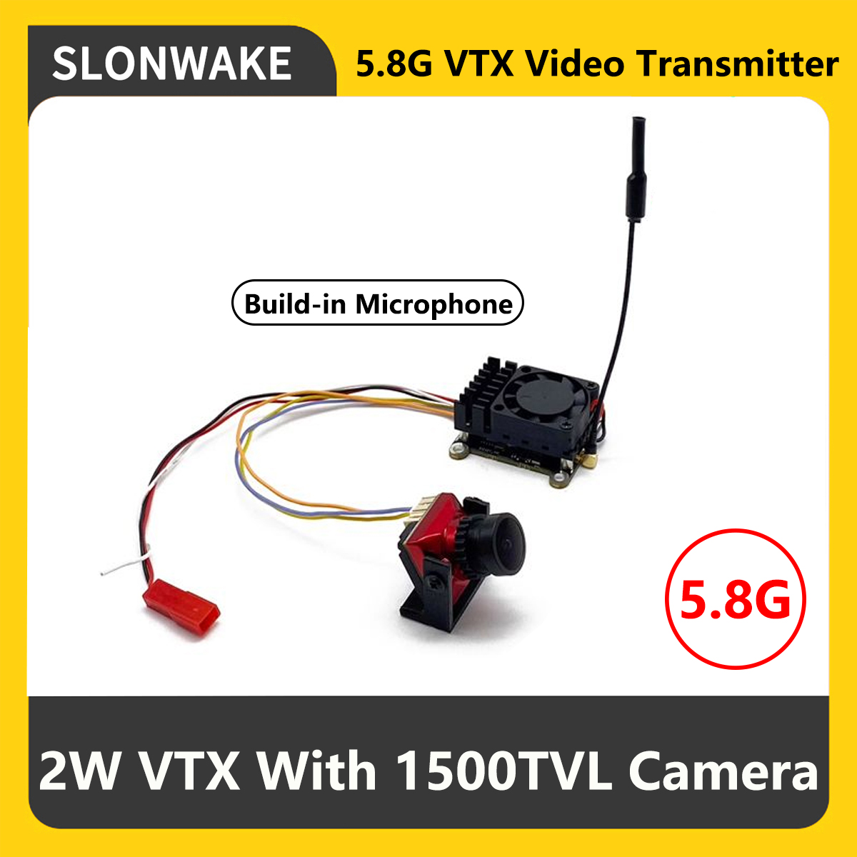 SLONWAKE 5.8G 2000mW FPV VTX T - đánh giá và giá - Remote Control (Rc) Drone