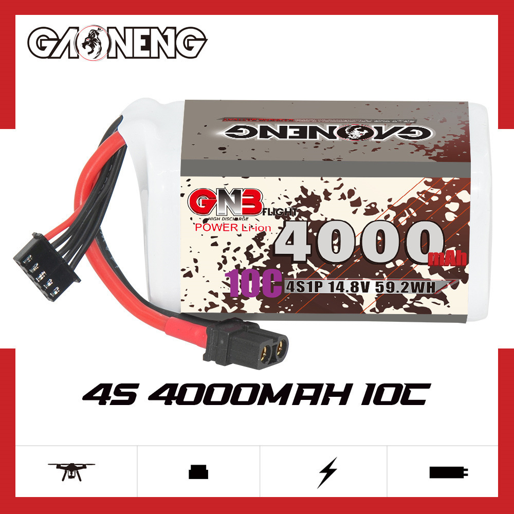GNB 4000mAh 4S 14.8V 10C 20C W - đánh giá và giá Drone Rc Link