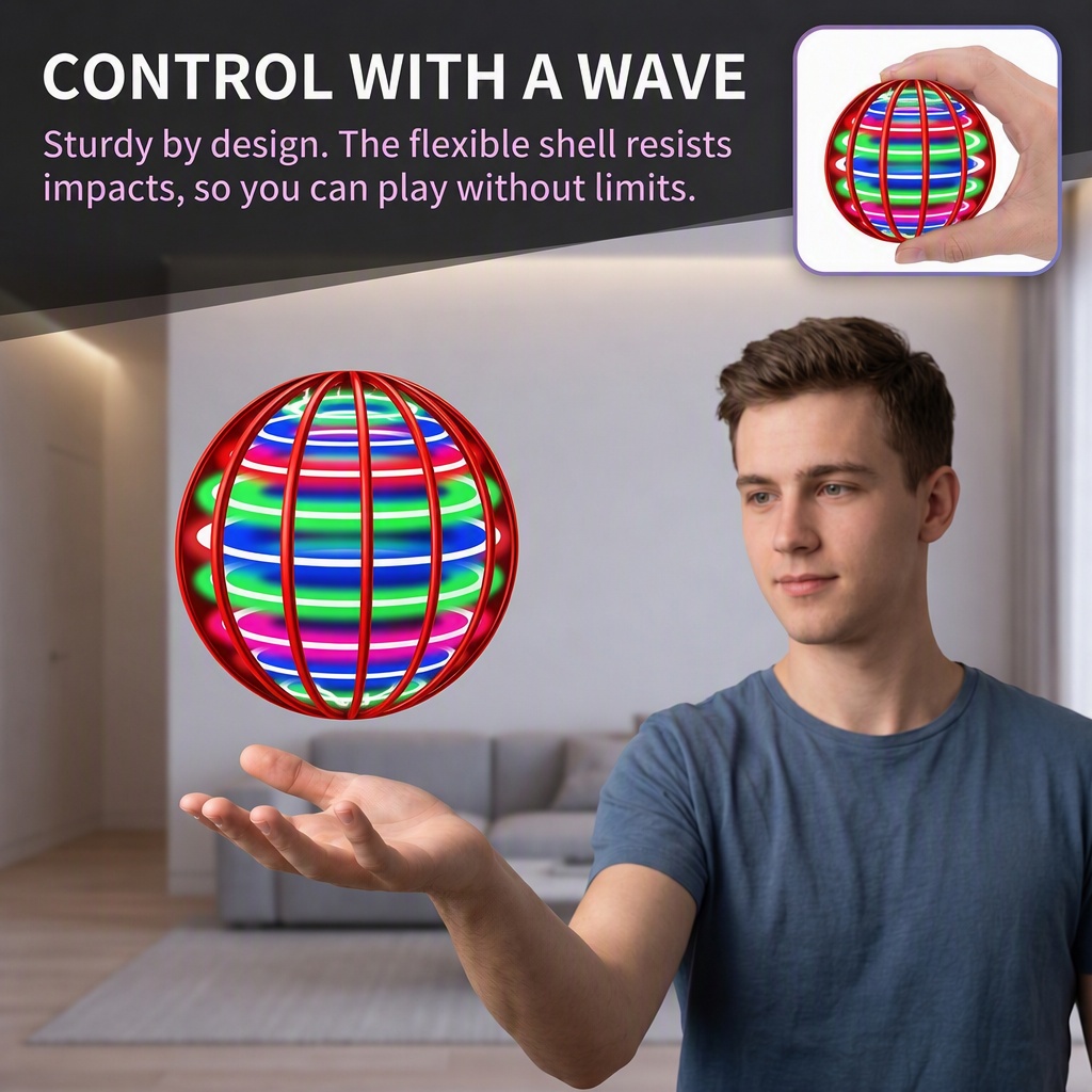 Magic Hand Control Flying Ball - đánh giá và giá Drone Pro Rc Ufo