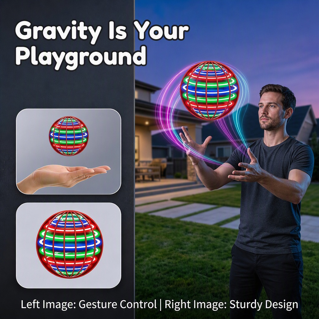 Magic Hand Control Flying Ball - đánh giá và giá Drone Pro Rc Ufo