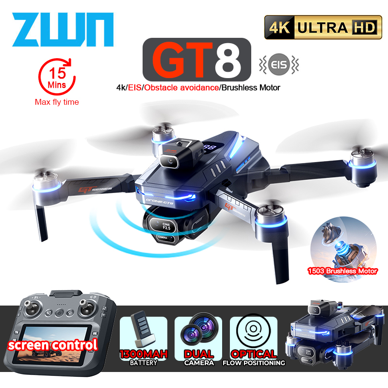 GT8 Mini Drone 4K HD Camera Ae - đánh giá và giá Drone Gt8 Rc