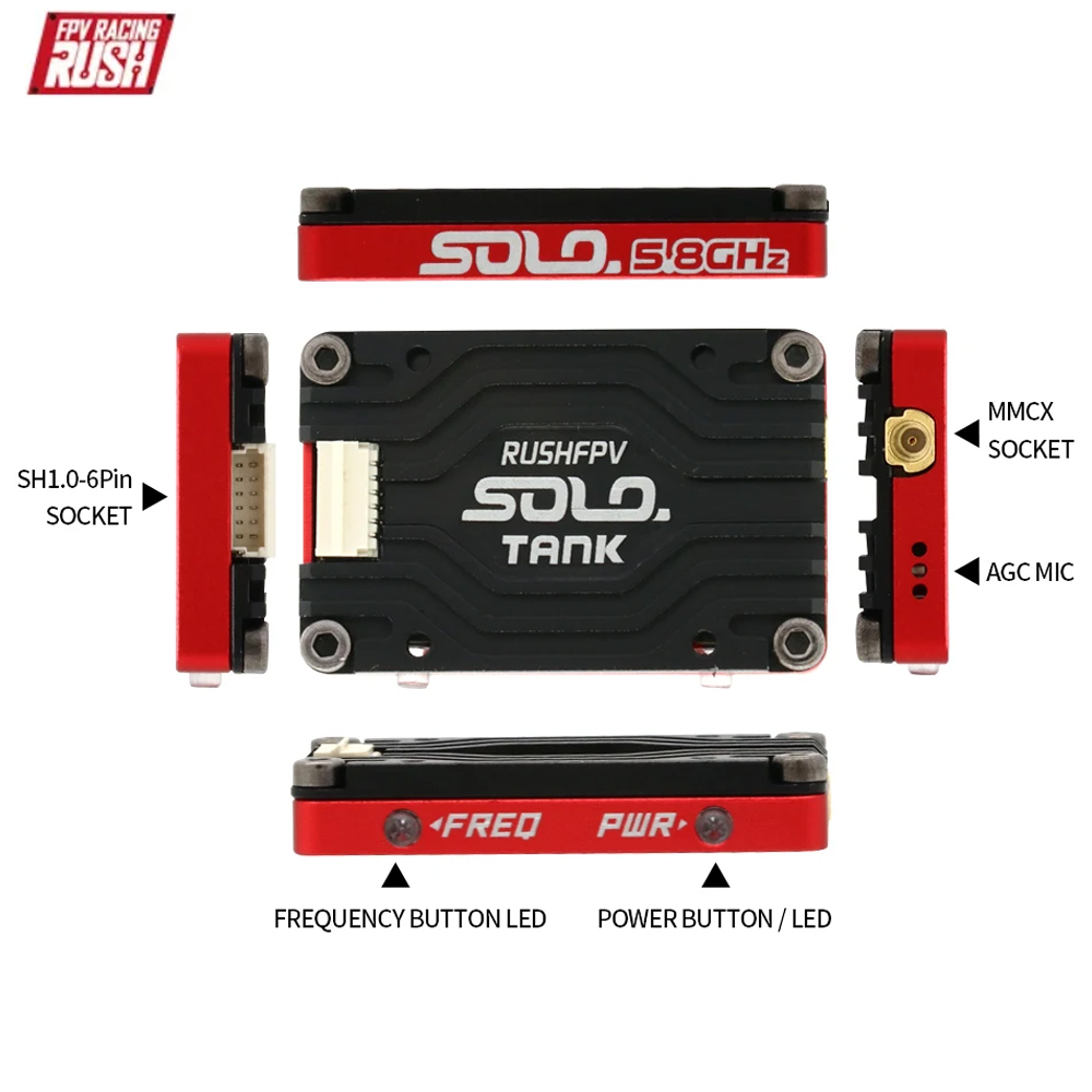 RUSHFPV Tank Solo VTX 5.8GHz 1 - đánh giá và giá Vtx Video Transmitter