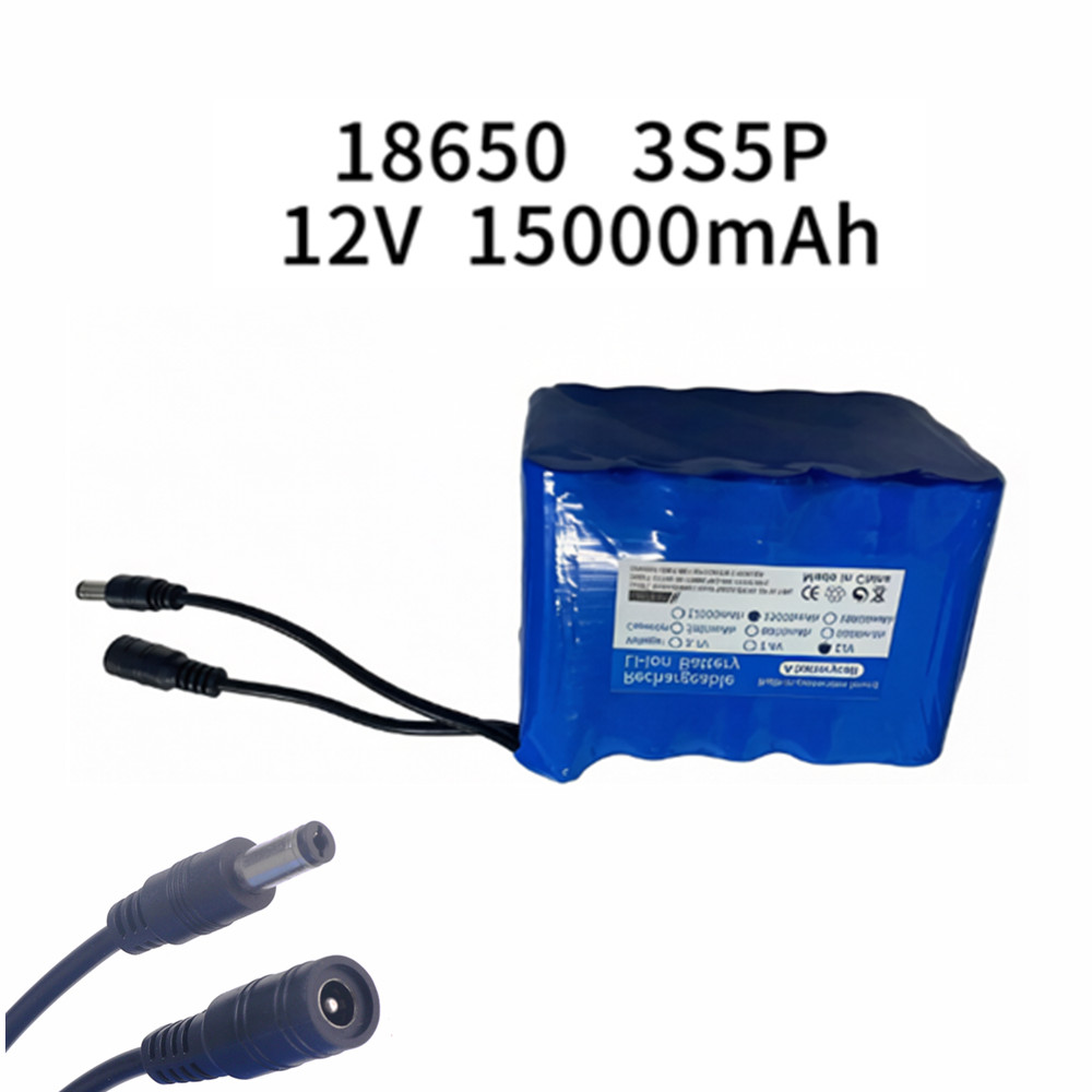 Fishing Battery 12v 3S5P 15Ah  - đánh giá và giá Lipo Battery Charger