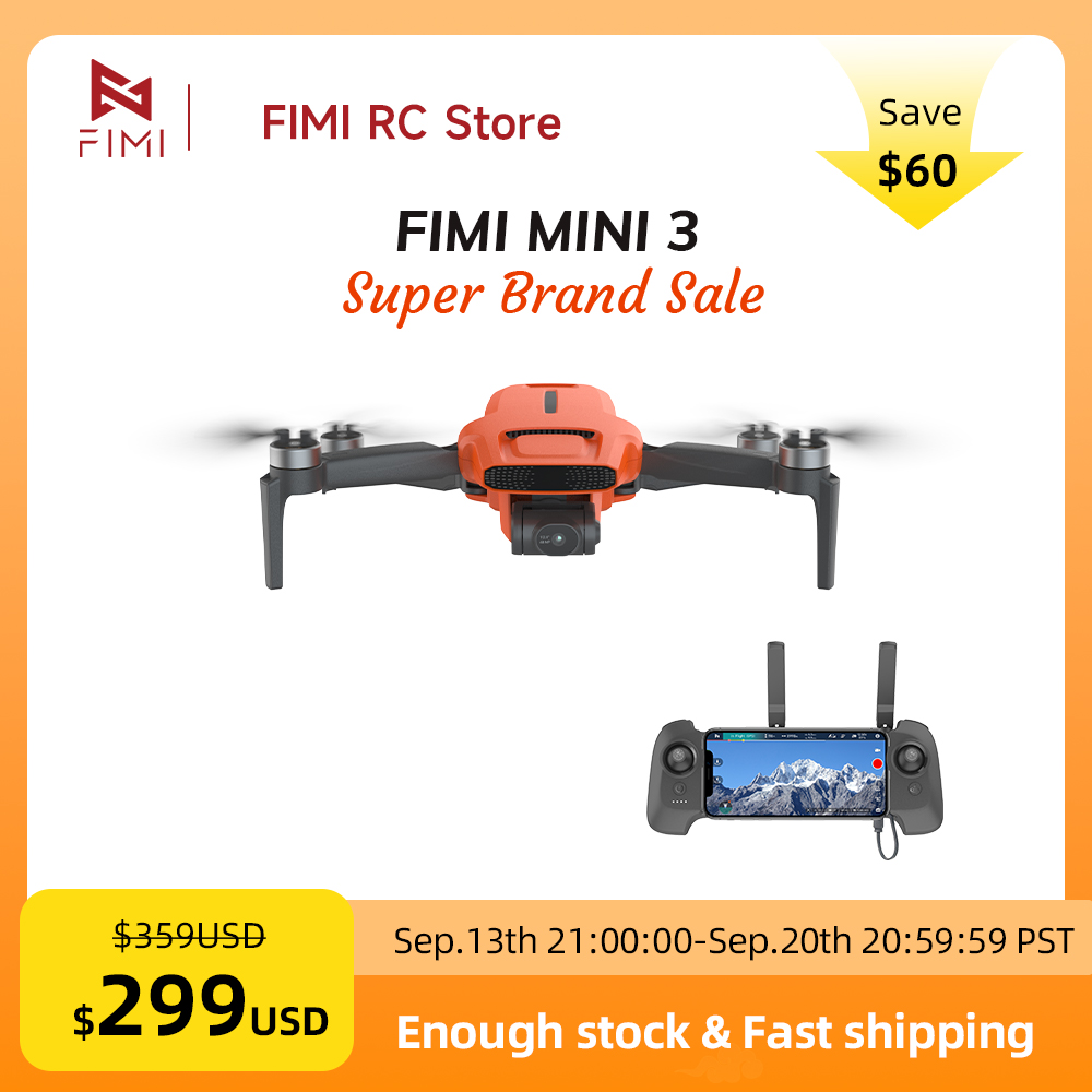 FIMI MINI 3 Camere Drone 4K 60 - đánh giá và giá Drone Rc Gps