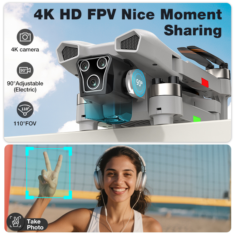 NEW Hot L017 Pro Drone Brushle - đánh giá và giá Drone Rc Gps