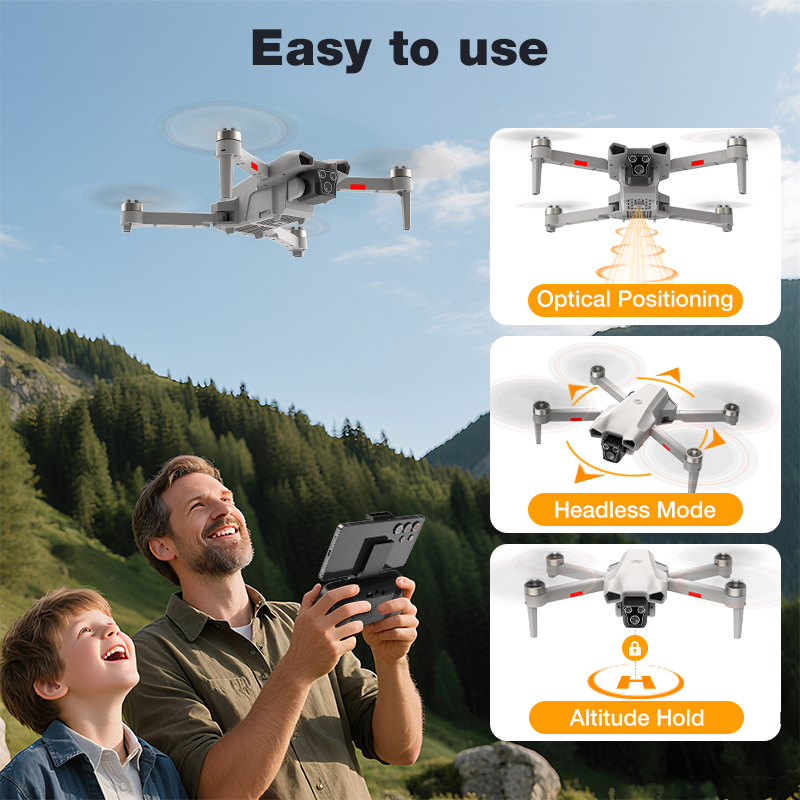 NEW Hot L017 Pro Drone Brushle - đánh giá và giá Drone Rc Gps