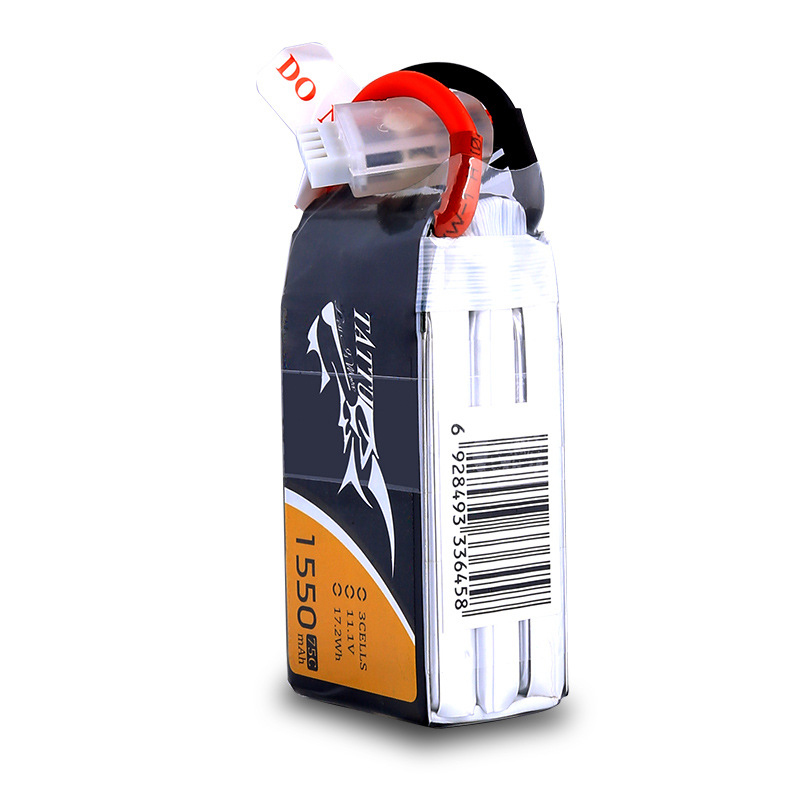 TATTU 3S 11.1V 1550mAh 75C LiP - đánh giá và giá Drone Rc Link