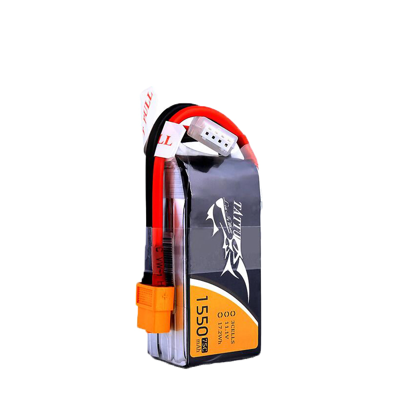 TATTU 3S 11.1V 1550mAh 75C LiP - đánh giá và giá Drone Rc Link