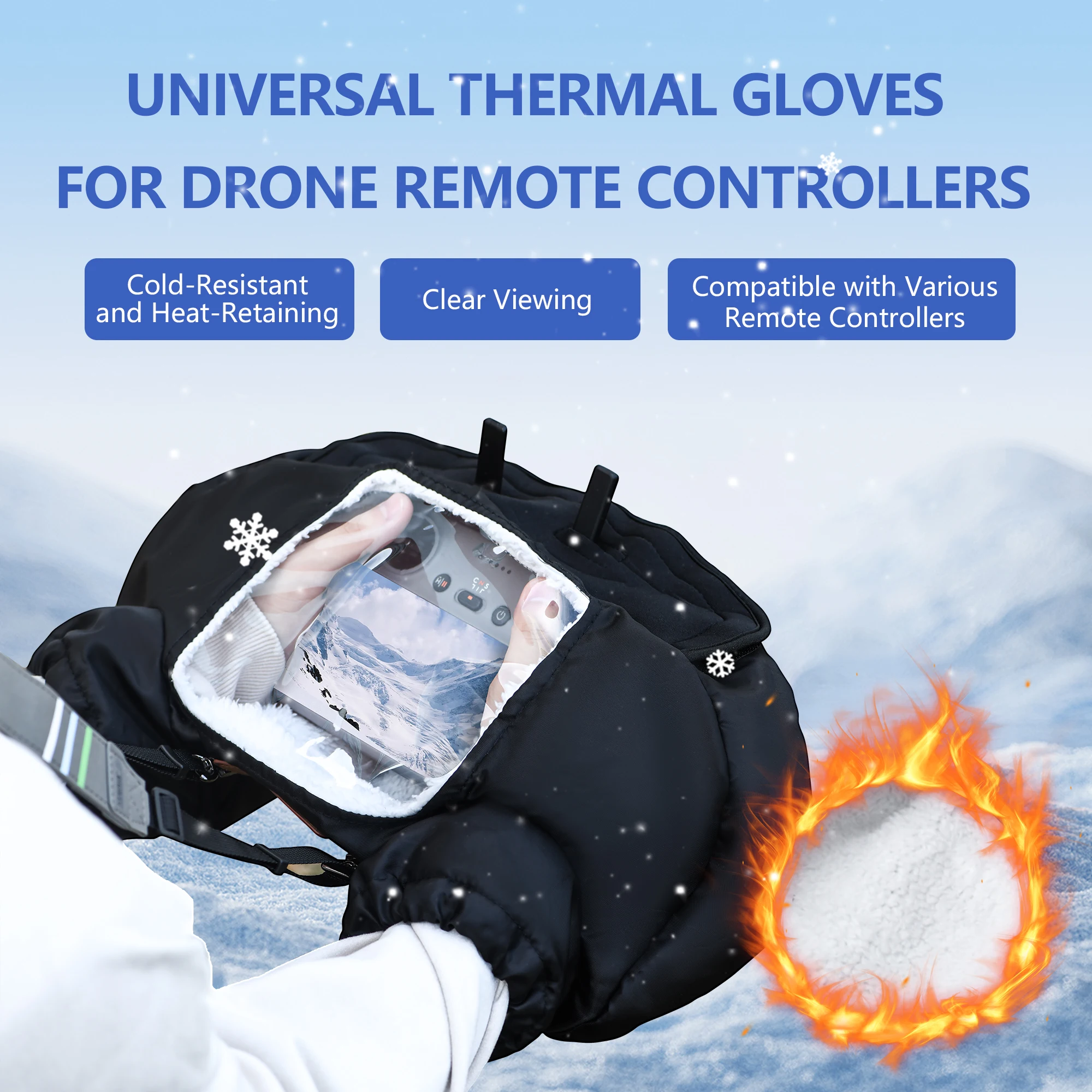 Winter Warm Gloves Drone Fligh - đánh giá và giá Drone Dji Rc 2